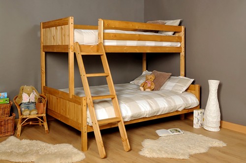 Triple sleeper bunk bed solid - bunk,